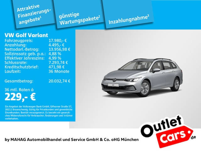 Volkswagen Golf DSG Golf VIII Life Variant