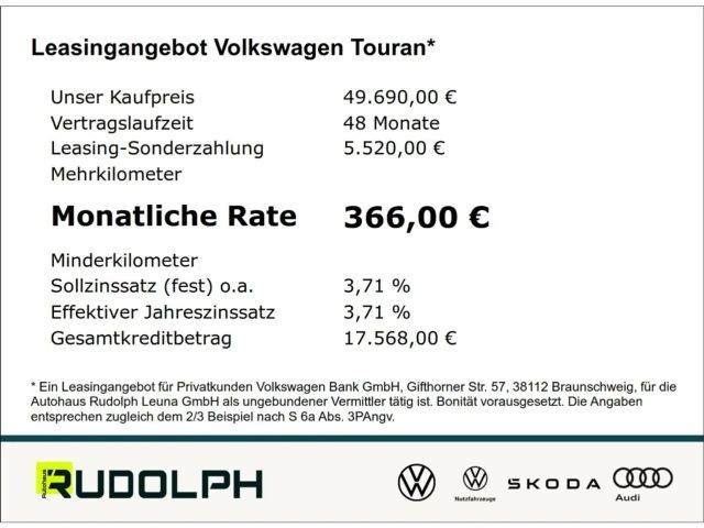 Volkswagen Touran 1.5 TSI DSG