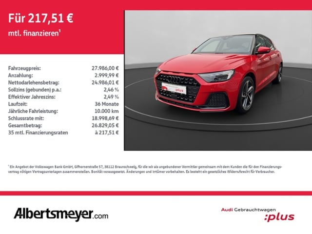 Audi A1 30 TFSI S-Tronic Sportback