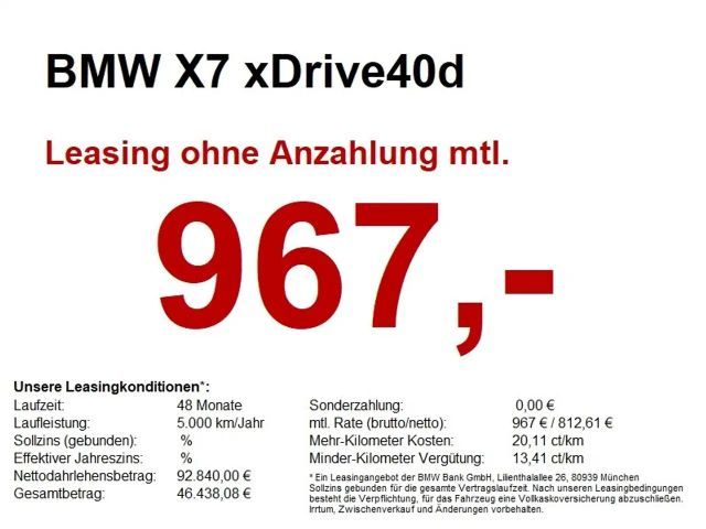 BMW X7 M-Sport xDrive40d