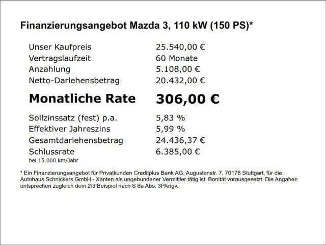 Mazda 3 NAGISA+KAMERA+CARPLAY+LED+HEAD-UP+TZ-AKTION !
