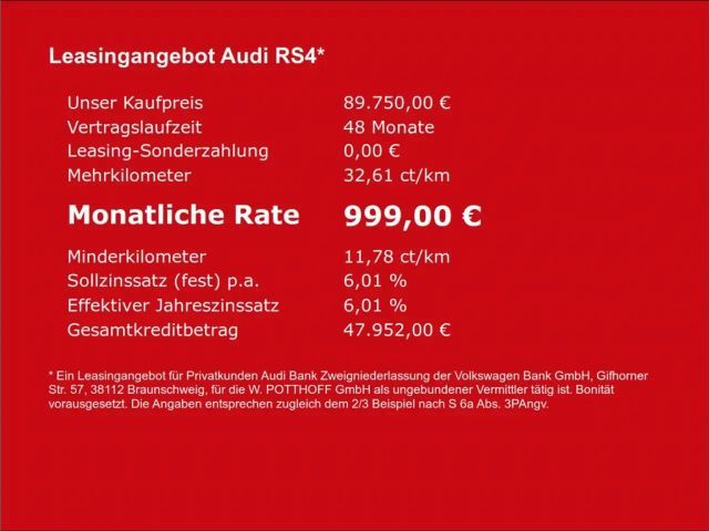 Audi RS4 Avant Quattro