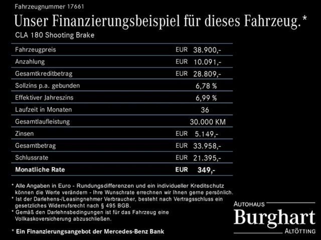 Mercedes-Benz CLA 180 AMG Line Shooting Brake