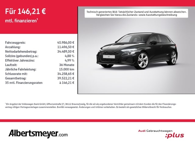 Audi S3 Quattro S-Tronic Sportback