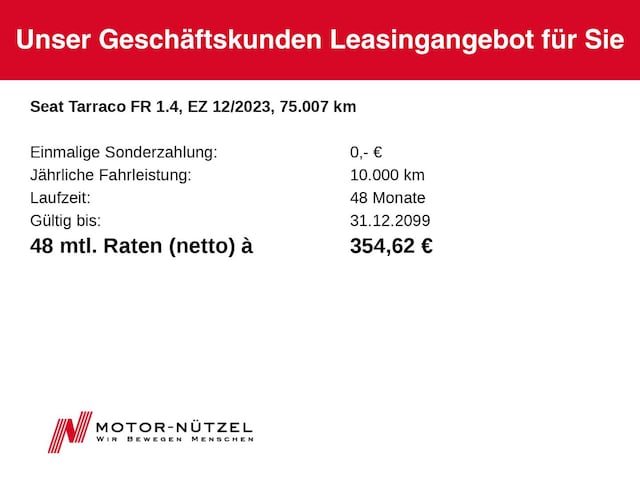 Seat Tarraco FR-lijn