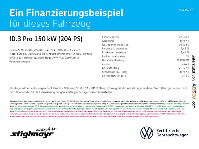 Volkswagen ID.3 Performance Pro