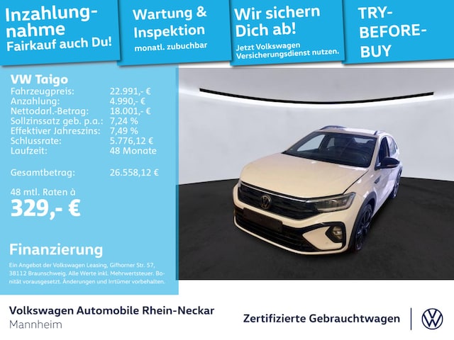 Volkswagen Taigo 1.0 TSI DSG R-Line