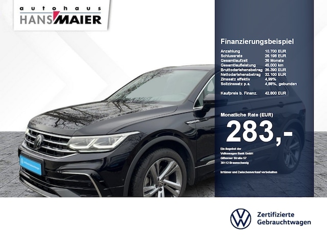 Volkswagen Tiguan 4Mot. AHK DCC LederMatrix Pano 360