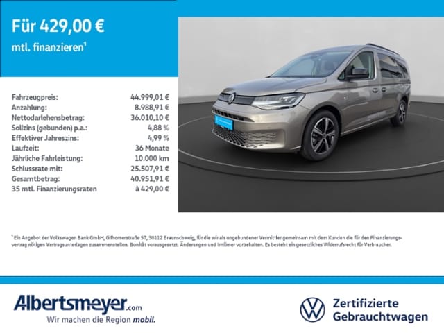 Volkswagen Caddy 2.0 TDI 4Motion Maxi