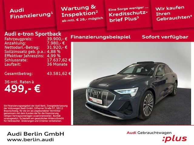 Audi e-tron 55 Quattro Sportback
