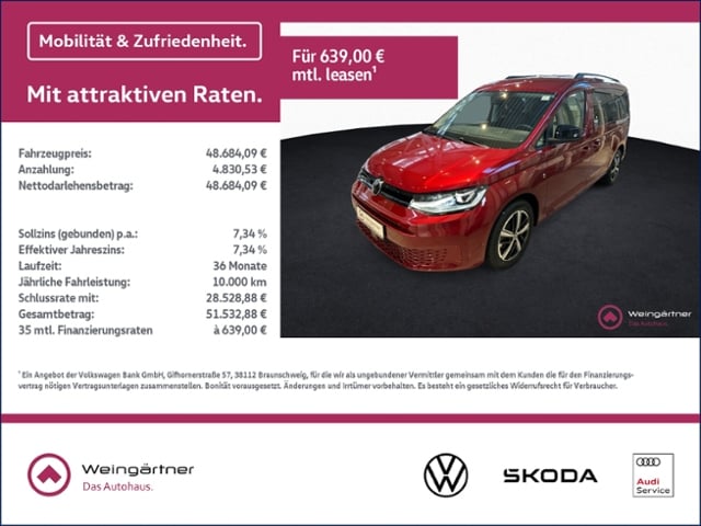 Volkswagen Caddy 1.5 TSI DSG Maxi