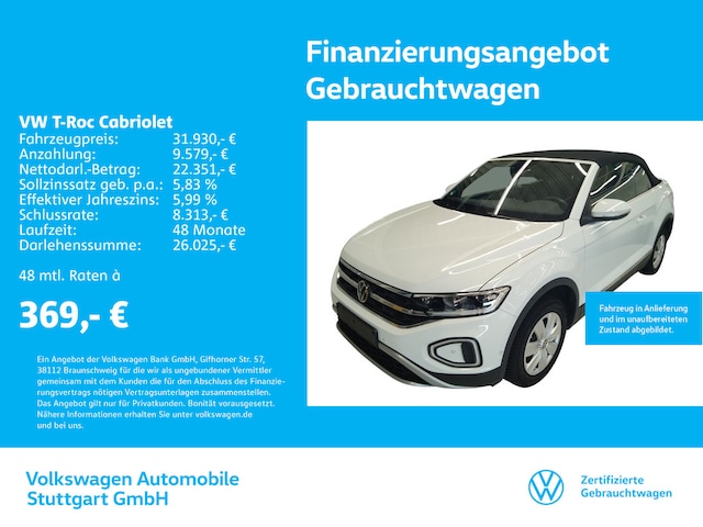 Volkswagen T-Roc 1.5 TSI Cabriolet Style