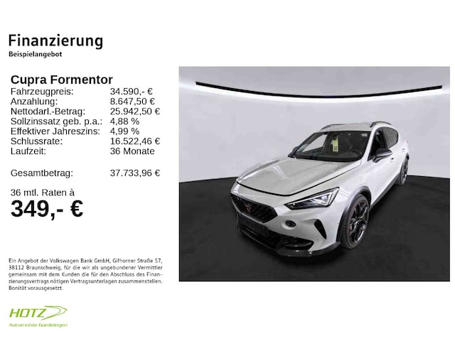 Cupra Formentor 2.5 TSI DSG VZ5