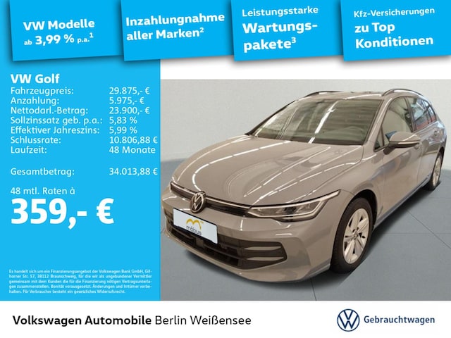 Volkswagen Golf 1.5 eTSI DSG Golf VIII Variant