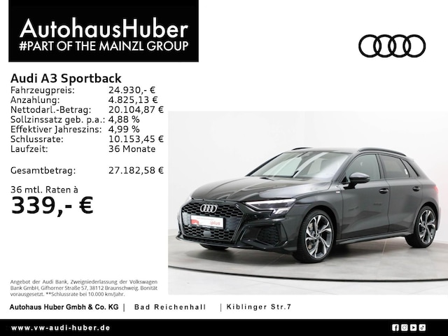 Audi A3 30 TFSI S-Tronic Sportback