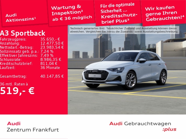 Audi A3 35 TDI S-Tronic Sportback