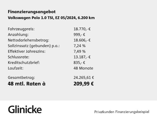 Volkswagen Polo 1.0 TSI