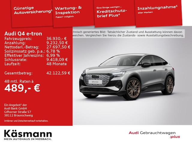 Audi Q4 e-tron 50 Quattro Sportback