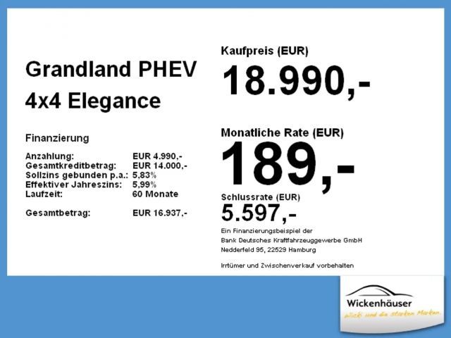 Opel Grandland X Elegance