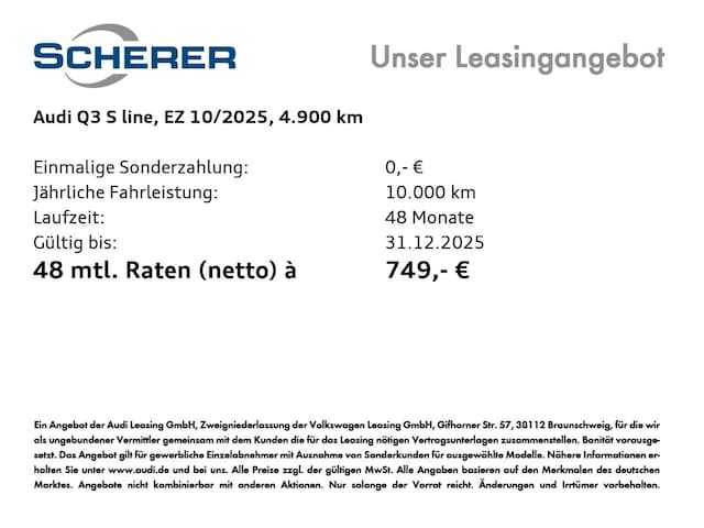 Audi Q3 Quattro S-Tronic
