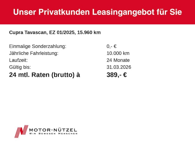 Cupra Tavascan Endurance