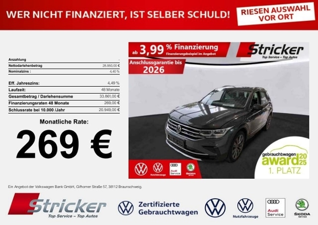 Volkswagen Tiguan 1.4 TSI eHybrid
