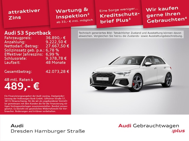 Audi S3 Quattro S-Tronic Sportback