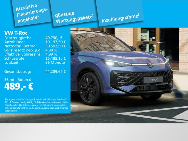 Volkswagen T-Roc DSG IQ.Drive R-Line