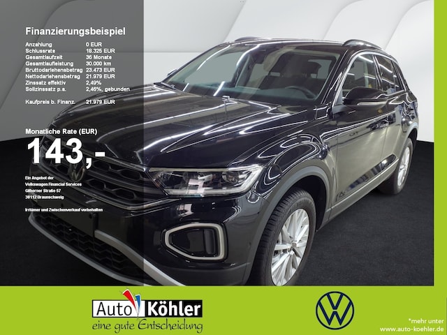Volkswagen T-Roc TSi Black+CarPlay+LED+Navi+Virt+PDC