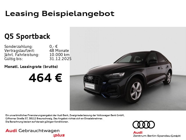 Audi Q5 40 TFSI Quattro S-Tronic Sportback