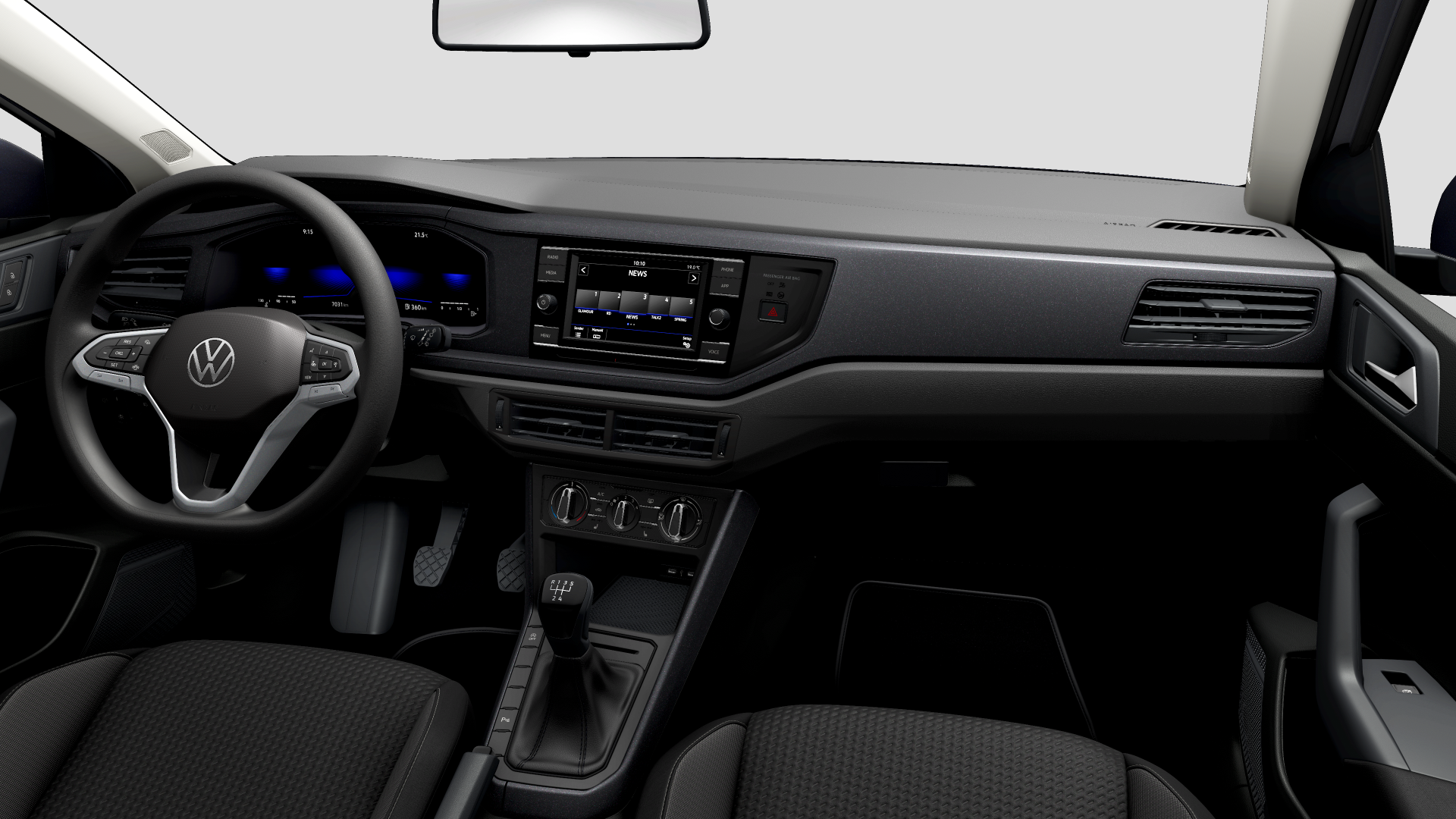 Volkswagen Polo VI Fresh 1.0 Digitales Cockpit LED Musikstreaming DAB SHZ Spurhalteass. Notbremsass.