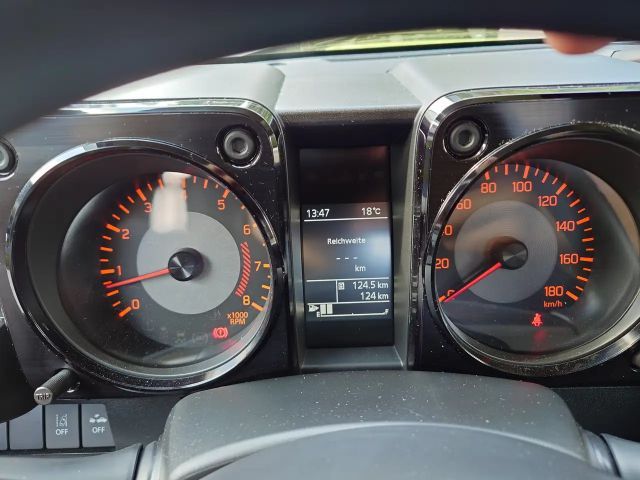 Suzuki Jimny PickUp Winterdienst-Umbau HILLTIP Schild & Streuer