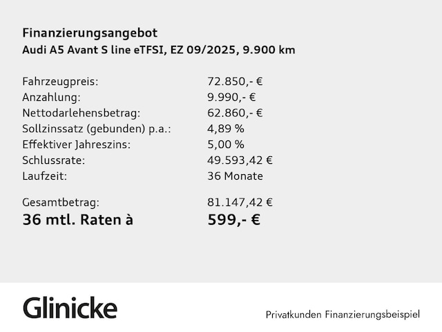 Audi A5 Avant Hybride Quattro S-Tronic