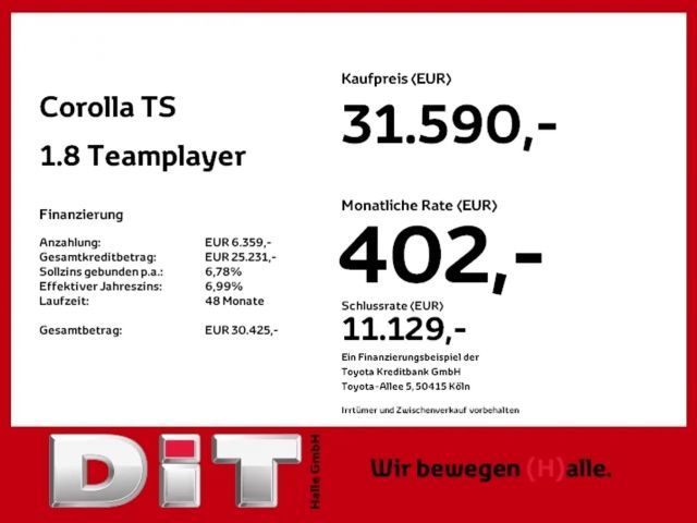 Toyota Corolla Technik