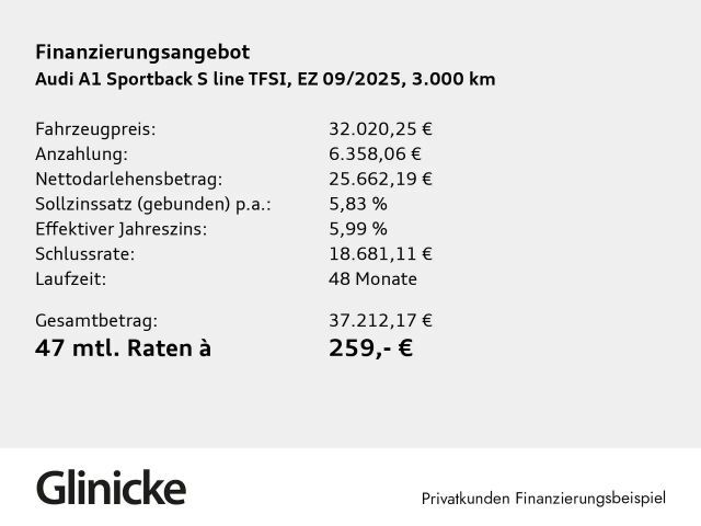 Audi A1 35 TFSI Ambiente S-Line