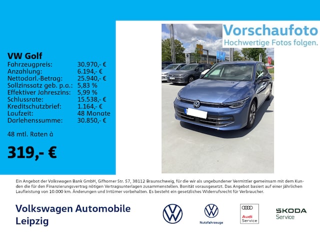 Volkswagen Golf 2.0 TDI Golf VIII