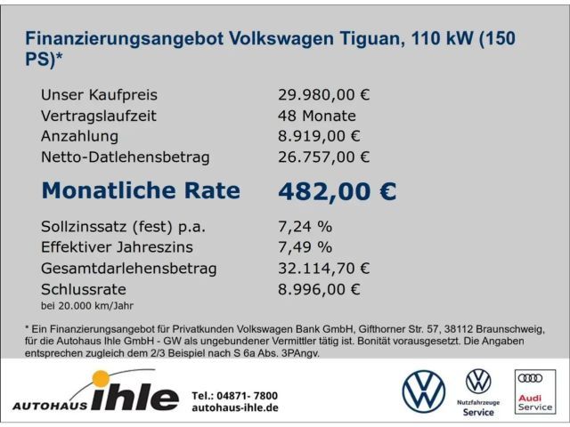 Volkswagen Tiguan 4Motion DSG Life