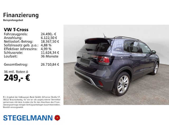 Volkswagen T-Cross 1.0 TSI DSG