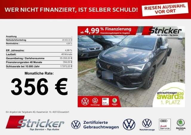 Cupra Ateca 2.0 TSI DSG