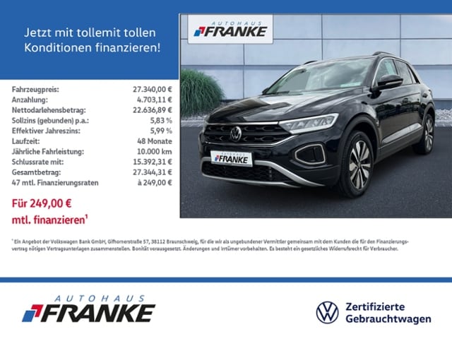 Volkswagen T-Roc 1.5 TSI DSG Move