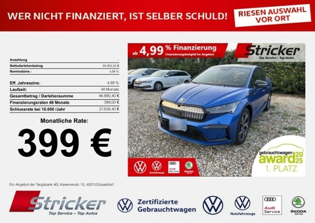 Skoda Enyaq Coupe Sportline iV 80