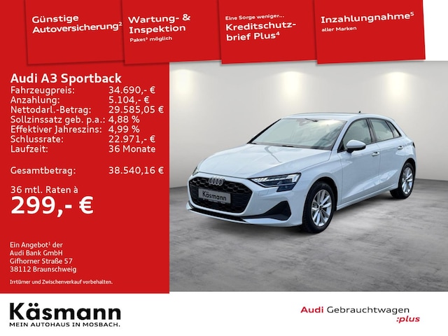Audi A3 35 TFSI S-Tronic Sportback
