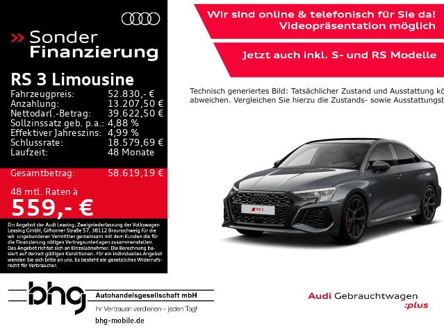 Audi RS3 Quattro S-Tronic Sedan