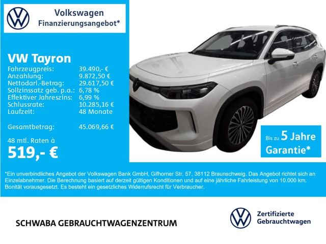 Volkswagen Tayron 1.5 eTSI DSG Life