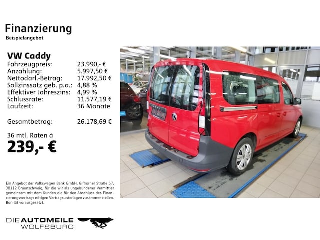 Volkswagen Caddy 1.5 TSI Combi Maxi