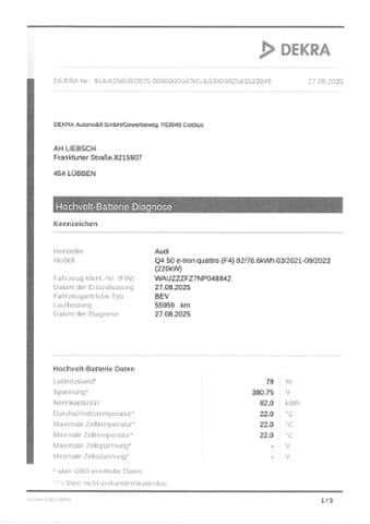 Audi Q4 e-tron 50 Quattro Sportback