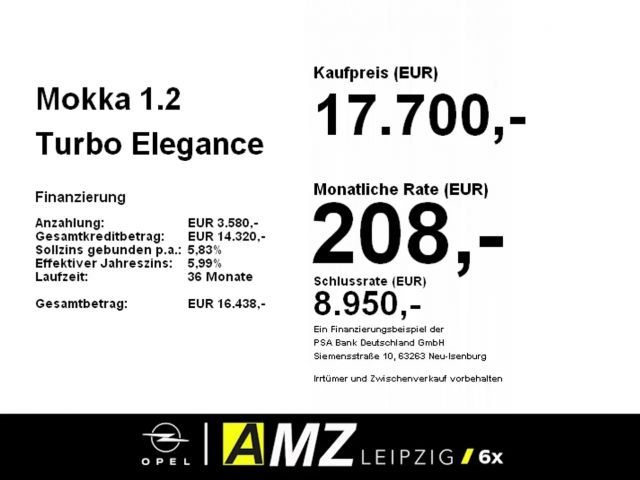 Opel Mokka 1.2 Turbo Elegance Turbo
