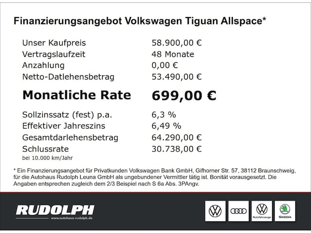Volkswagen Tiguan 2.0 TDI Allspace DSG Move