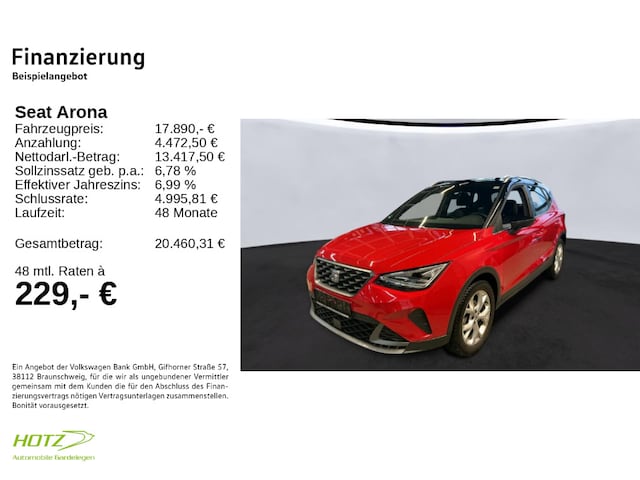 Seat Arona 1.0 TSI FR-lijn