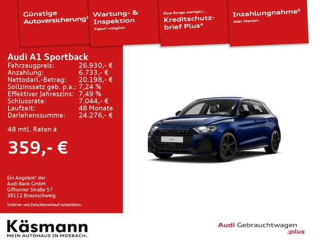 Audi A1 25 TFSI Sportback
